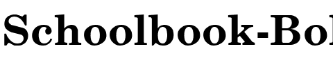 Schoolbook Bold.ttf