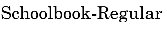 Schoolbook Regular.ttf