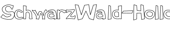 SchwarzWald Hollow Regular.ttf