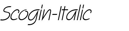 Scogin Italic.ttf