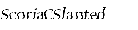 ScoriaCSlanted Regular.ttf