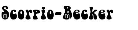 Scorpio Becker Normal.ttf