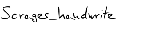 Scrages_handwrite Normal.ttf