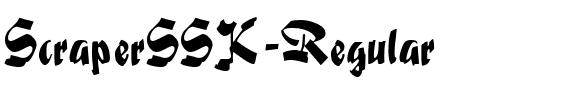 ScraperSSK Regular.ttf
