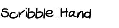 Scribble_Hand Medium.ttf