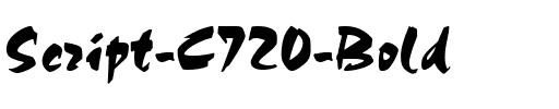 Script-C720 Bold.ttf