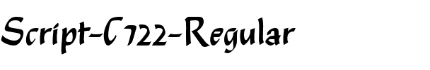 Script-C722 Regular.ttf