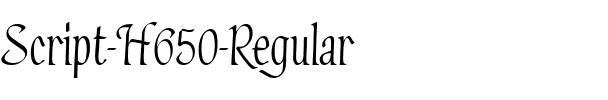 Script-H650 Regular.ttf
