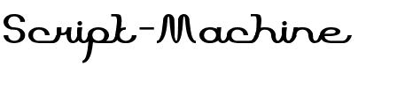 Script Machine Normal.ttf
