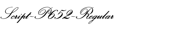 Script-P652 Regular.ttf
