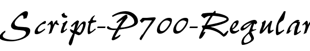 Script-P700 Regular.ttf