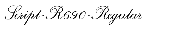 Script-R690 Regular.ttf
