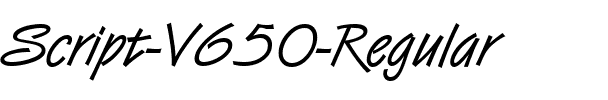 Script-V650 Regular.ttf