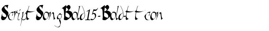 ScriptSongBold15 ttcon Bold.ttf