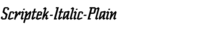 Scriptek Italic Regular.ttf
