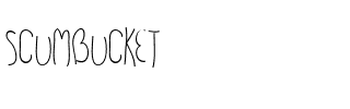 Scumbucket Regular.ttf