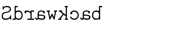 Sdrawkcab Regular.ttf