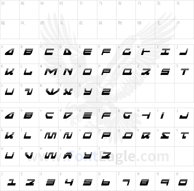 Searider-Falcon-Halftone-Italic