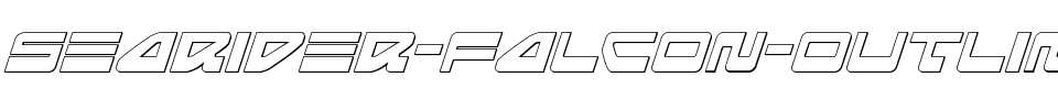 Searider Falcon Outline Italic Outline Italic.ttf