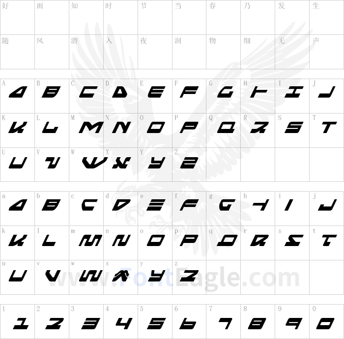 Searider-Falcon-Super-Italic