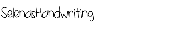 SelenasHandwriting Medium.ttf