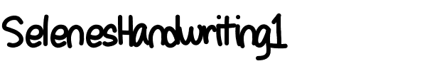 SelenesHandwriting1 Medium.ttf