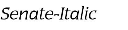 Senate Italic.ttf