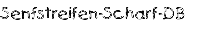 Senfstreifen DB Scharf.ttf