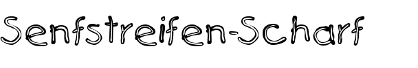 Senfstreifen Scharf.ttf