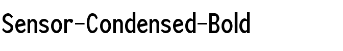 Sensor-Condensed Bold.ttf
