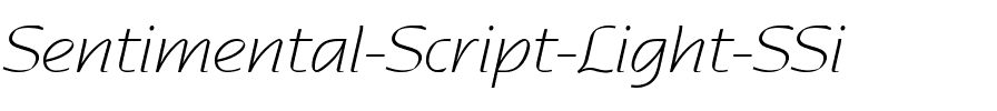 Sentimental Script Light SSi Regular.ttf