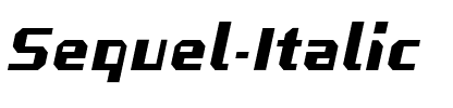 Sequel Italic.ttf