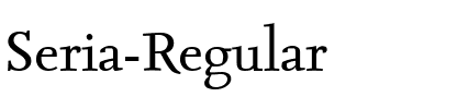 Seria-Regular Regular.ttf