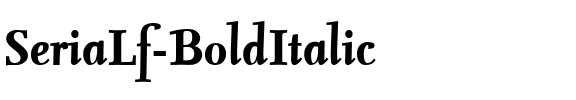 SeriaLf-BoldItalic Regular.ttf
