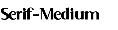 Serif Medium Serif Medium.ttf