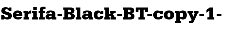 Serifa Blk BT Black.ttf