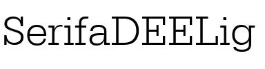 SerifaDEELig Regular.ttf