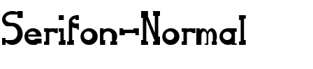 Serifon Normal.ttf