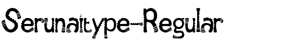 Serunaitype Regular.ttf