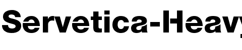 Servetica Heavy.ttf