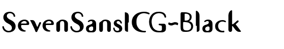 SevenSansICG Black.ttf