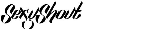 Sexy Shout Bold Italic.otf