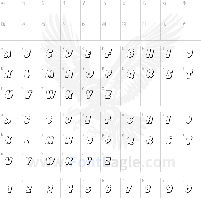 Shablagoo-3D-Italic