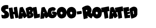 Shablagoo Rotated Regular.ttf