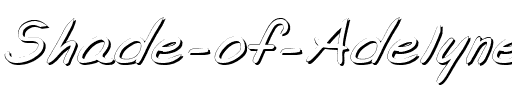 Shade of Adelyne Regular.ttf