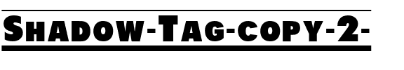Shadow Tag Regular.ttf