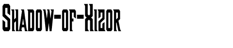 Shadow of Xizor Regular.ttf