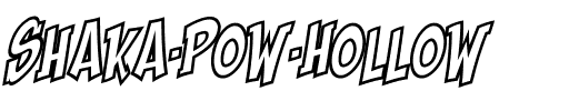 Shaka Pow Hollow Normal.ttf