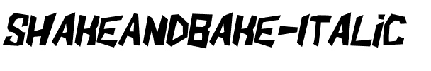 ShakeAndBake Italic.otf