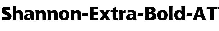 Shannon Extra Bold ATT Regular.ttf